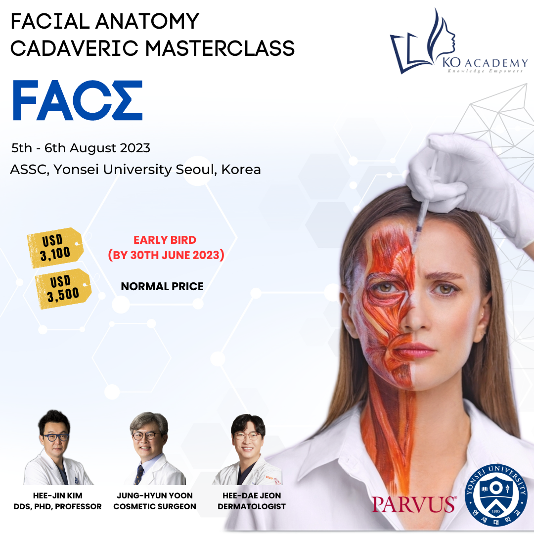 FACΣ Facial Anatomy Cadaveric Masterclass Dr Ko Academy